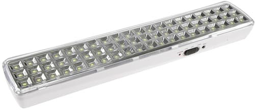 ChiliTec CTNL-60 Notleuchte mit Akku 230V 60 SMD LED Weiß | Akkubetrieb, Licht für bis zu 5 Stunden, Automatisches Einschalten bei Stromausfall, Mit Schalter