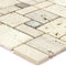 Naturstein Travertin Mosaikfliesen Lorenzo Beige Selbstklebend Bad Bordüre Wand