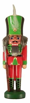 Rudolphs Schatzkiste Nussknacker Soldat rot Höhe 26cm NEU Weihnachten Seiffen Nutcracker Nüsse Erzgebirge Winter Dekoration Holzkunst Holz Weihnachtsmann Christmas Walnuss