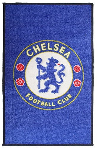 Chelsea FC Official Printed Football Crest Rug (One Size) (Blue)