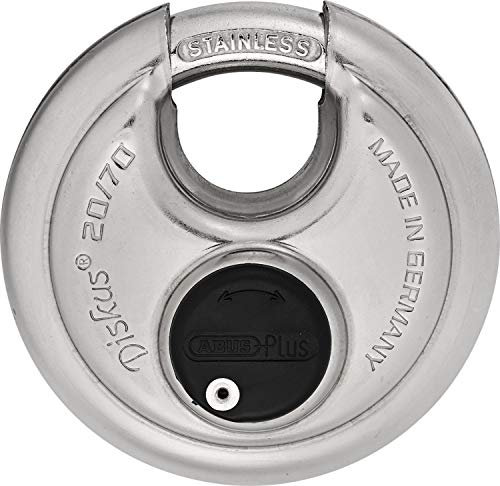 ABUS 20/70 _ Ka Vorhängeschloss Überfalle Diskus Plus 70 mm mit identischen Schlüsseln