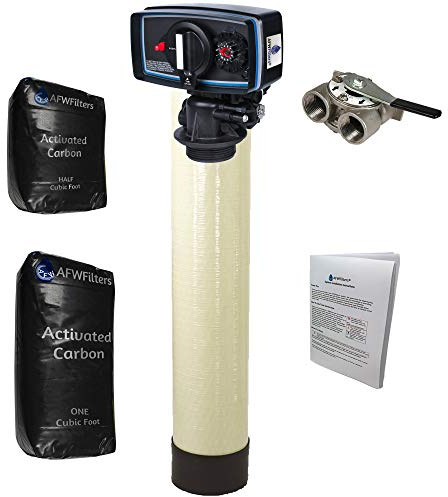 Carbon tank Filter CB1.5-56 Carbon Tank System Whole House 1.5 cu. ft. Fleck 5600 Filter Valve black