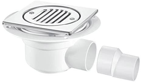 McAlpine TSG50T6SS 50mm Water Seal Gully, Tile/Grating, 2 Outlet