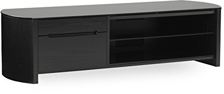 Alphason Finewoods TV Cabinet 1350 - Black Oak