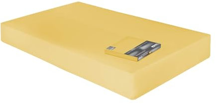 Dormabell Premium Spannbetttuch für bis zu 24cm hohe Matratzen, veredelte Mako-Baumwolle für vollendeten Schlafgenuss, elastisch | Blickdicht | bügelfrei | langlebig, (Sonne | 180x200 cm)