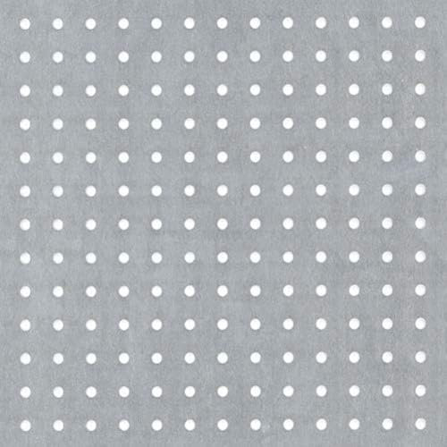 Alberts 467005 Chapa perforada, Perforación circular, Aluminio, natural, 120 x 1000 x 1,5 mm