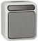 Schneider Electric MERT MEG3156-8029 1polig lichtgrau Taster mit N-Klemme, Wechsel 1-polig, AQUASTAR