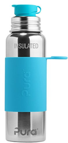 Pura Isolierte Sportflasche, Edelstahl, 650 ml, Aqua