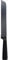 Bergner Black Blade Coltello da Pane, Metallo, Nero, 42.5x8.5x5 cm