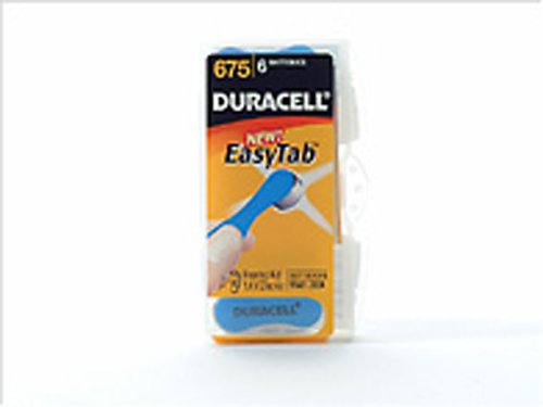 Duracell Da675 Hearing Aid Batteries (Pack 6)