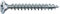 SPAX Universalschraube, 4,0 x 45 mm, 500 Stück, Kreuzschlitz Z2, Senkkopf, Vollgewinde, 4CUT, WIROX A3J, Blank Verzinkt