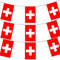 Bandera suiza de 33 pies, 10 metros, diseño de bandera suiza de Suiza, para todo tipo de clima, banderas suizas, bandera de Suiza, bandera de Suiza, bandera de Suiza para eventos, etc