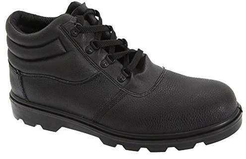 Grafters M240A Mens Safety Chukka Boots - Black - Size UK 7