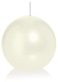 Kugelkerzen 12 Elfenbein 7 cm, Kerzen rund, deutsche Markenkerzen in RAL Kerzenqualität