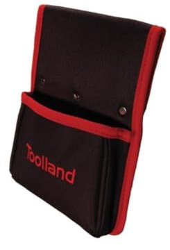 Toolland Zangen-Gürteltasche, strapazierfähig, Nylon, Schwarz/Rot