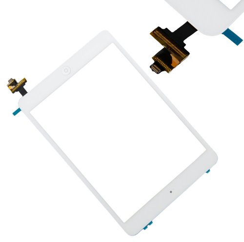 Nd Digitizer Vetro + Touch + connettore per iPad Mini Bianco