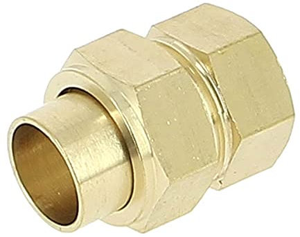 Arcanaute - Raccord laiton à souder - Raccord union 3 pièces 340 GCU femelle 1/2 (15/21) - Tube Cuivre Ø16 - Arcanaute