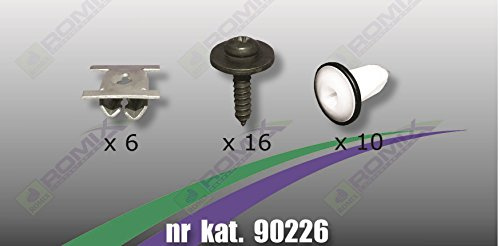 Screws/Clips for Underrun Protection