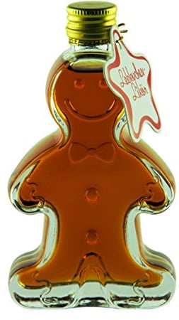 Weisenbach - flüssiger Lebkuchen - Glasflasche in Form eines Lebkuchen-Männchens - Lebkuchen-Likör 50ml