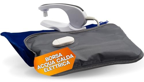 ELETTROCASA - Bouillotte Électrique Teporino - 6h de Chaleur - Bouillotte Éléctrique Rechargeable Prête en 10 Min - Bouillotte Électrique Chauffante
