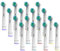 The Ink Cartridge King - 16 Aufsteckbürsten kompatibel für Braun Oral-B Zahnbürsten - Aufsätze 16 Stück