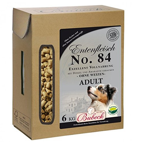 Bubeck Entenfleisch mit Dinkel und Amaranth Adult No. 84, 1er Pack (1 x 6 kg)