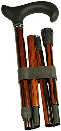 Gehstock Carbon Faltstock SOFTTOUCH Ergonomic,ergometrischer Derbygriff mit Softtouch- Oberfläche, aufgesetzt auf einen Stock aus Carbon mit Ebenholzoptik, höhenverstellbar, inklusiv Schlankpuffer.