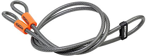 Kryptonite GK210818 KryptoFlex 410 4ft Long Double Loop Cable, Grey