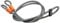 Kryptonite GK210818 KryptoFlex 410 4ft Long Double Loop Cable, Grey