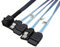 CableDeconn interne HD Mini SAS (SFF-8643 Host) zu 4 x SATA (Target) Festplatte Kabel (0.5M)