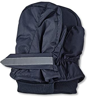 Sterntaler Fäustel für Kinder, Handschuhe, Wasserabweisend und reflektierend, Alter: 12-18 Monate, Größe: 1, Blau (Marine)