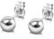 Ohrstecker Kugel - Damen Ohrringe Silber 925 Stecker - Ohrstecker Silber 925 Damen - Silber Ohrstecker Damen 925 - Ohrringe Echt Silber - Kugel Ohrringe - Echt Silber Ohrringe Damen 925