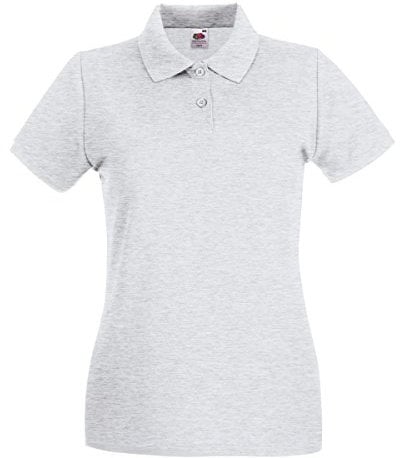 Fruit of the Loom Premium Polo Lady-Fit - Farbe: Ash - Größe: L