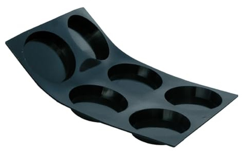 DE BUYER -1978.01 -moulflex noir - plaque 6 tartelettes