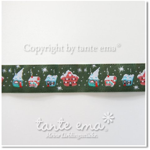 Tante Ema 10-132-01-09 Baumwollstoff Amelie Apfel, grün