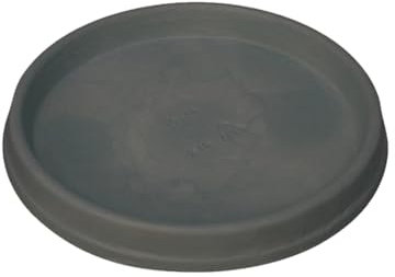 Untersetzer MARCELLA rund aus Kunststoff anthrazit, Durchmesser:22 cm