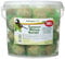 Erdtmanns 35 Sommer-Meisenknödel im Eimer 3 kg – Wildvogelfutter mit Haferflocken, Früchten & Saaten – moderater Energiegehalt für warme Monate – für Körner- & Weichfresser