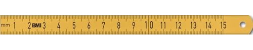 Maßstab polyamidbeschichtet, biegsam, Länge 500 mm, Querschnitt 13x0,45 mm
