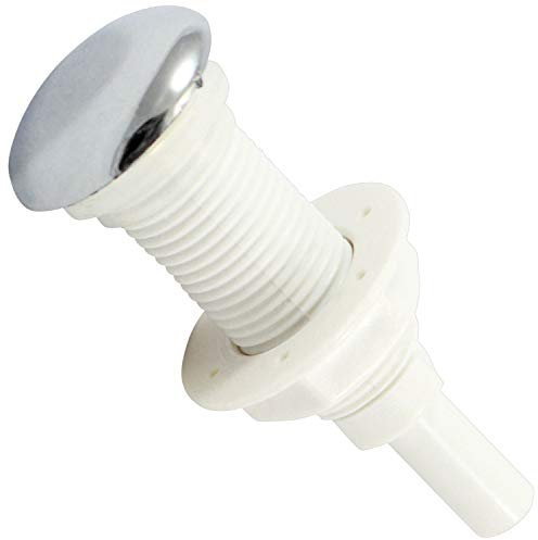Whirlpool Luftblasenstrahl und Befestigungsmuttern – 8 mm Anschluss – chrom Kuppeloberseite