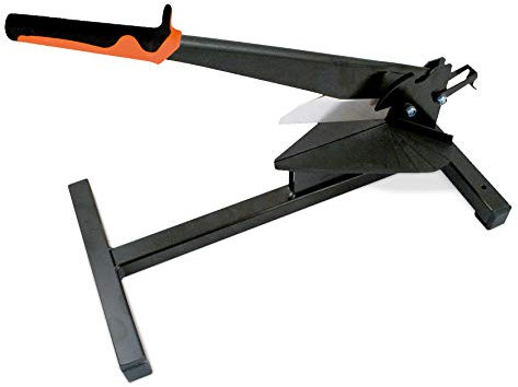 EDMA - Cameleon 130 - Cesoia a Ghigliottina con Lama Intercambiabile da 130 mm in Acciaio Inossidabile - Taglio Pulito Senza Disperdere Polvere - 085055 - Per Uso Professionale e Fai da Te