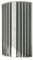 Forte BR141001 Box Doccia Free Semicircolare, Riducibile, Apertura Centrale, Bianco, 70-90 x 70-90, H 185 cm