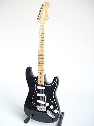 Miniatur Gitarre Stratocaster Blackie David Gilmour - Pink Floyd