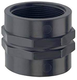 Pisces 1'' to 1'' Female Threaded Socket BSP Thread - Pond Hose Tube Fitting Connector