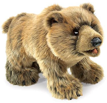 Folkmanis Puppets Grizzly Bear Hand Puppet
