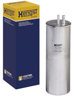 HENGST - Kraftstofffilter H327WK - Hochwertiger Kraftstoff-Leitungsfilter für KFZ - Entfernt Staub und Schmutz aus Otto- oder Dieselmotoren - Schützt das Einspritzsystem