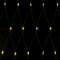 Gartenpirat LED-Lichternetz 2x2 m 160 LED bernsteinfarben mit Timer-Funktion Lichterkette Netz Beleuchtung außen innen