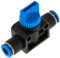Festo HE-2-QS-6 (153467) 2/2 bistabiles Absperrventil mit Pneumatischem Anschluss 1/2 und QS-6-Ausgang, NBR-Material, Nitril-Butadien-Kautschuk-Gehäuse, Solenoidventil, Ventil