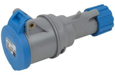 LEWDEN QUALITY 240 v 16 AMP BLUE FEMALE SOCKET
