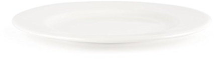 Churchill Super vitrificada P602 Whiteware Classic Placa, blanco (Pack de 24)