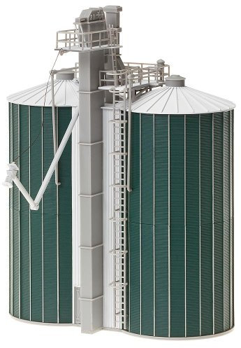 Faller - Modello di Edificio Industriale in Scala ferrovia 1: 148 (H0 Fa DOPPELSILOS F120260)
